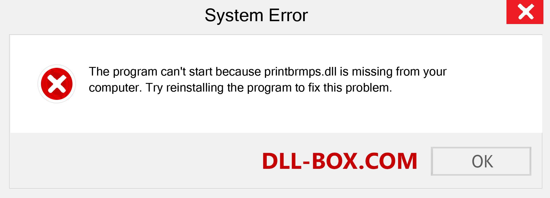  printbrmps.dll file is missing?. Download for Windows 7, 8, 10 - Fix  printbrmps dll Missing Error on Windows, photos, images